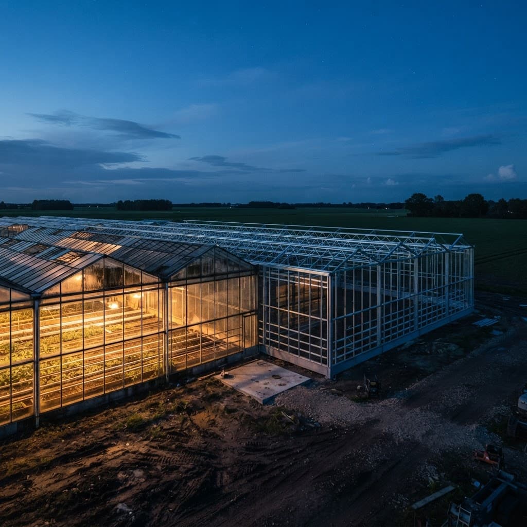 Reference greenhouse retrofit and regional grower expansion project scenario