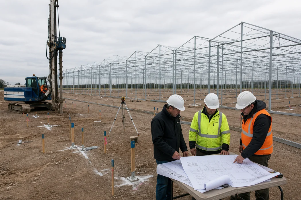 Commercial Greenhouse Foundation Design: What the Soil Report Must Confirm Before Tender
